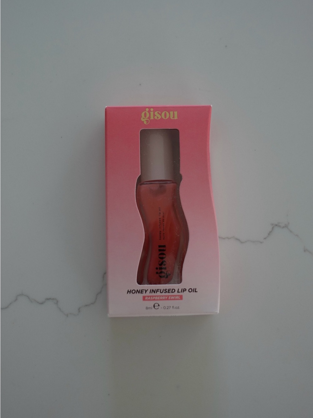 Gisou Honey Infused Lip Oil - Raspberry Swirl